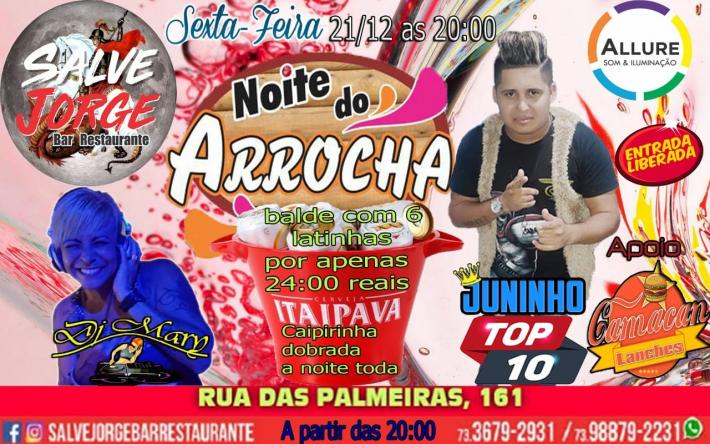 Cartaz   Salve Jorge Restaurante e Bar - Rua das Palmeiras, 161 - So Francisco, Sexta-feira 21 de Dezembro de 2018