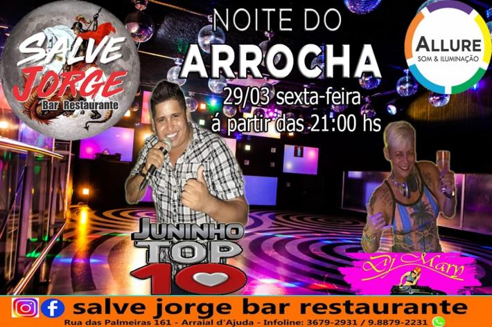 Cartaz   Salve Jorge Restaurante e Bar - Rua das Palmeiras, 161 - So Francisco, Sexta-feira 29 de Março de 2019