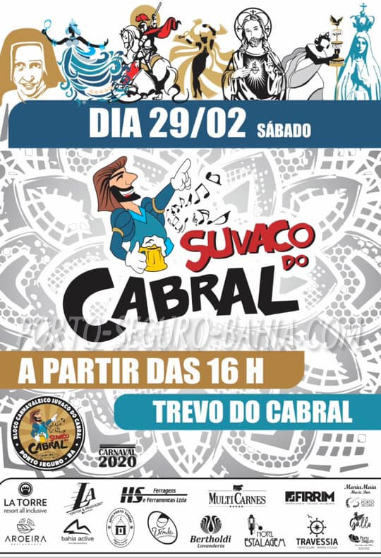 Cartaz   Carnaval Cultural - Trevo do Cabral, Sábado 29 de Fevereiro de 2020