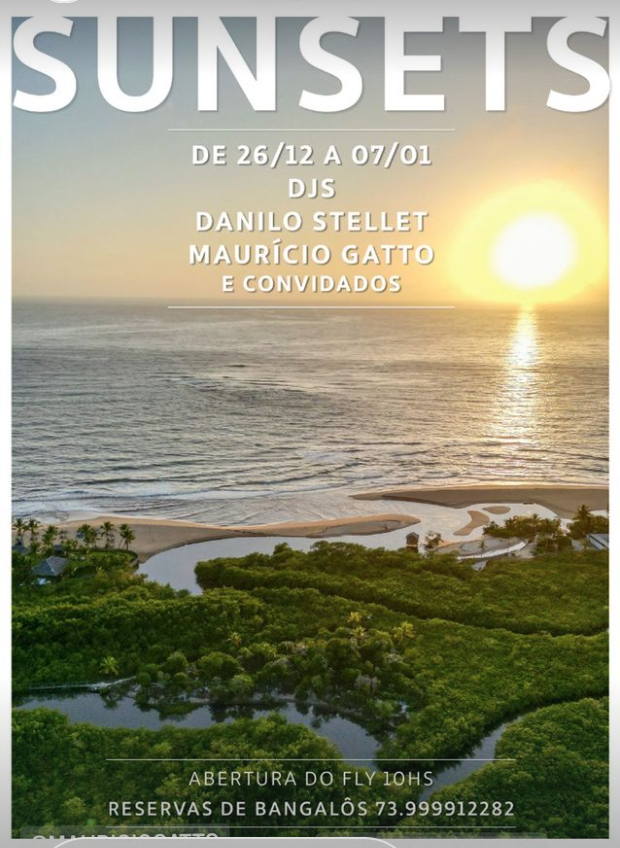 Cartaz   Fly Club - Praia dos Nativos, Do dia 26/12/2022 ao dia 7/1/2023