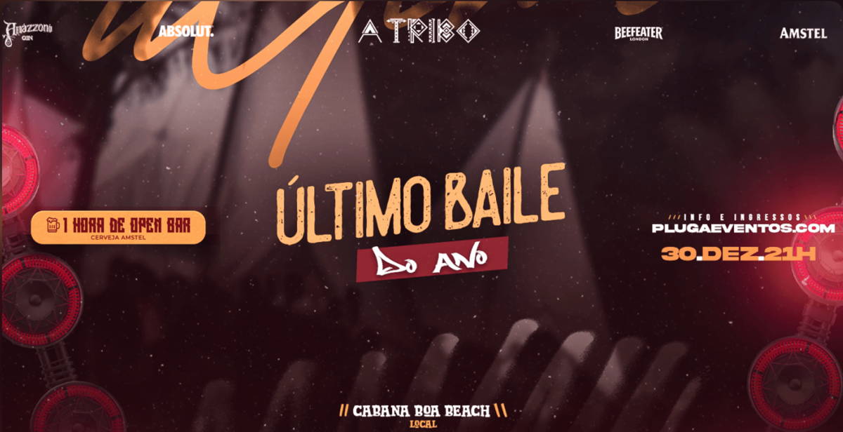 Cartaz   Boa Beach - Av. Beira Mar, 5320, Sábado 30 de Dezembro de 2023