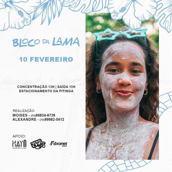 Cartaz   Carnaval Cultural - Lagoa Azul - Rua do Mucug, Sábado 10 de Fevereiro de 2024