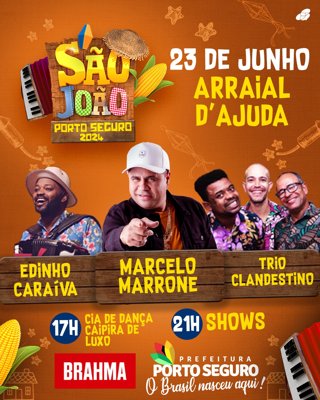 Cartaz   Parque Central, Domingo 23 de Junho de 2024