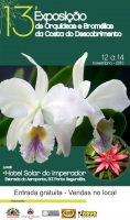 panfleto 13 Exposio de Orqudeas e Bromlias da Costa do Descobrimento 