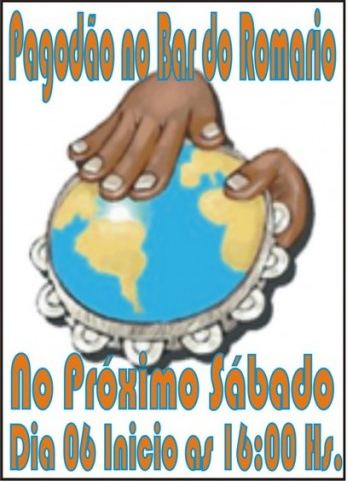 Cartaz Bar do Romario - Praça São Bráz, Centro, Sábado 6 de Novembro de 2010