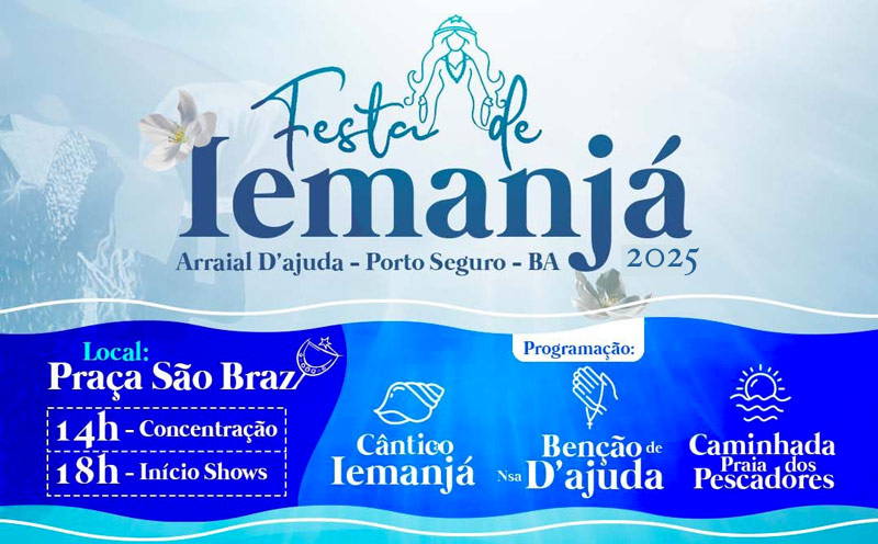 Cartaz   Praa So Brz e praia dos Pescadores, Domingo 2 de Fevereiro de 2025