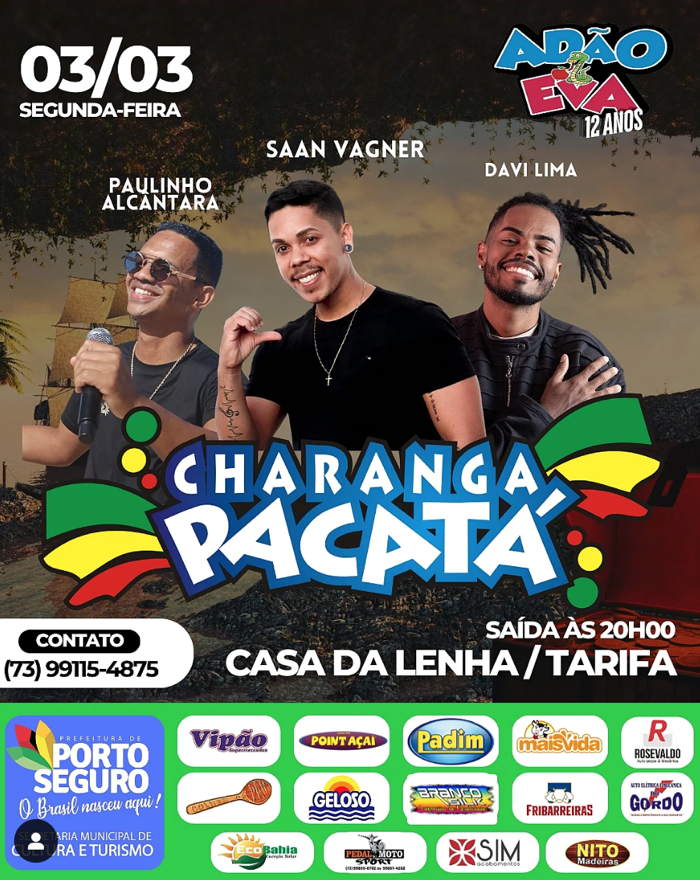 Cartaz   Carnaval Cultural - Casa da Lenha - Praa Visconde de Porto Seguro, s/n, Segunda-feira 3 de Março de 2025