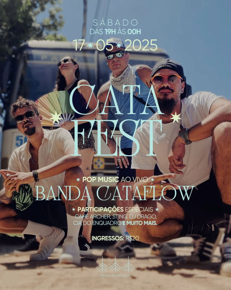 Cartaz   Praa do Mangue - Estrada da Balsa, 1340, Sábado 17 de Maio de 2025