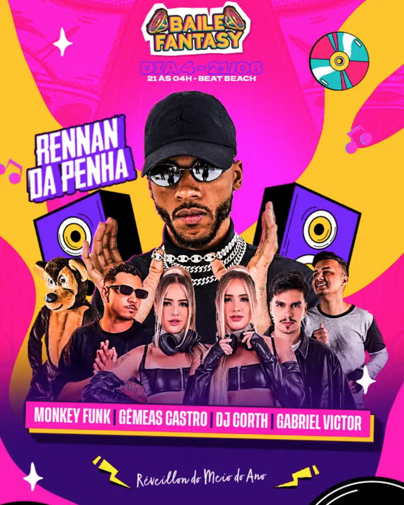 Cartaz   Beat Beach - Av. Beira Mar, 5585 - Praia de Taperapu, Sábado 21 de Junho de 2025