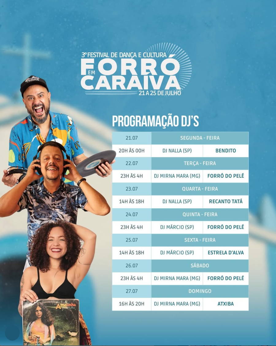 Cartaz   Forr do Pel - Rua dos Navegantes, Terça-feira 22 de Julho de 2025