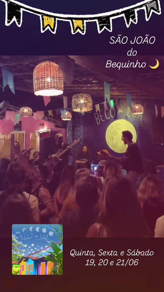 Cartaz   Beco da Lua, Sexta-feira 20 de Junho de 2025