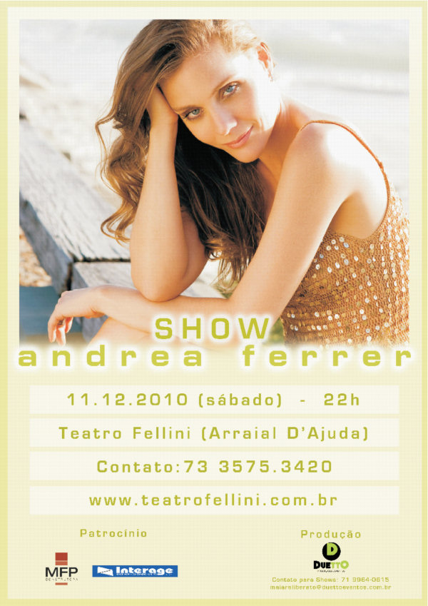 Cartaz   Teatro Fellini - Beco das Cores - Rua do Mucug, 201, Sábado 11 de Dezembro de 2010