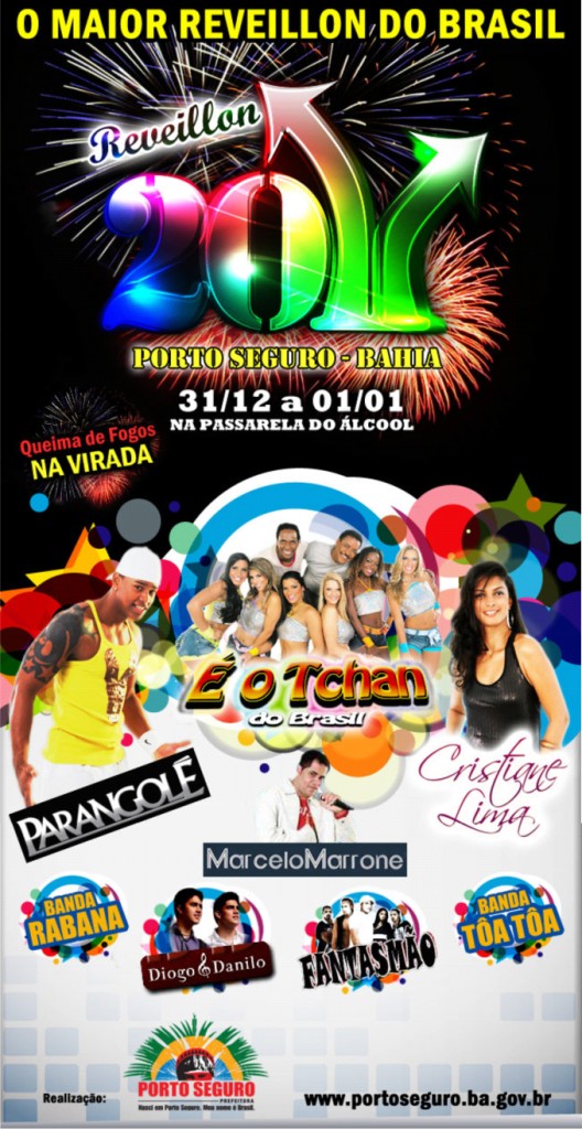 Cartaz Passarela do Álcool, Sexta-feira 31 de Dezembro de 2010
