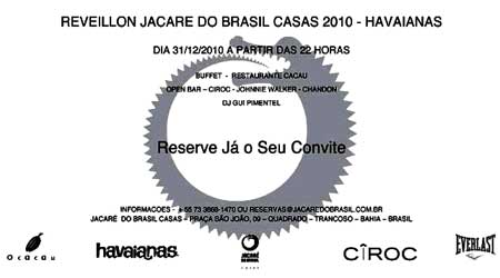 Cartaz   Jacar Casas - Quadrado, Sexta-feira 31 de Dezembro de 2010