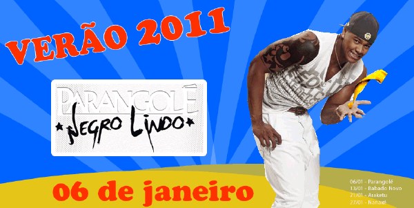 Cartaz   Complexo de Lazer Ta Ta - Praia de Taperapuan, Quinta-feira 6 de Janeiro de 2011