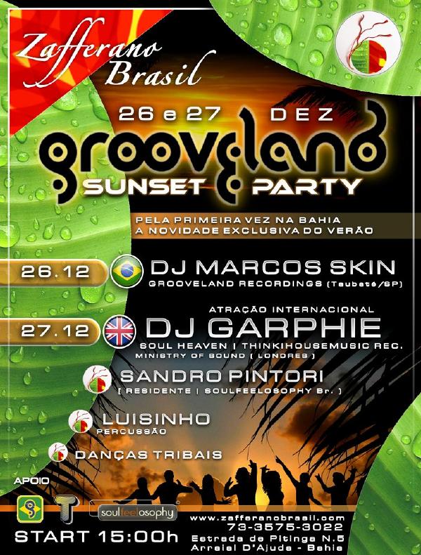 Cartaz   Zafferano Brasil - Estrada da Pitinga n4, Praia do Parracho, Do dia 26 ao dia 27/12/2010