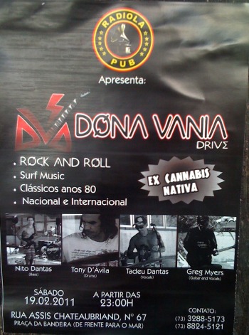 Cartaz Radiola Pub - Rua Assis Chateaubriand 67, praça da Bandeira, Sábado 19 de Fevereiro de 2011