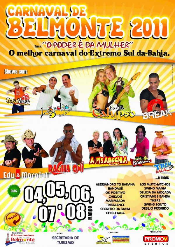 Cartaz Centro, Do dia 4 ao dia 8/3/2011