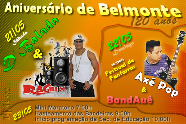 Cartaz   Centro, Do dia 21 ao dia 23/5/2011