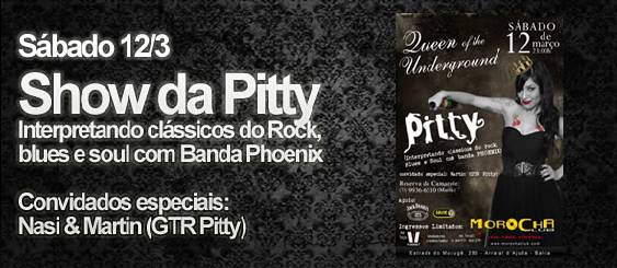 Cartaz Morocha Club - Estrada do Mucugê, 290, Sábado 12 de Março de 2011