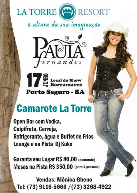 Cartaz Barramares - Av. Beira Mar - Praia de Taperapuan, Sexta-feira 17 de Junho de 2011