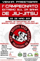 panfleto 1 Campeonato de Jiu-Jitsu do Extremo sul da Bahia