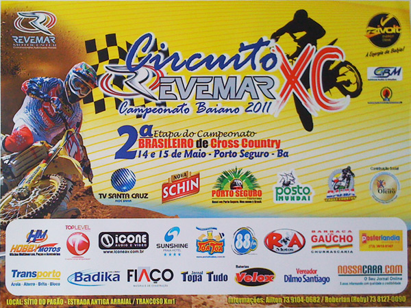 Cartaz   Stio do Pago - Estrada antiga Arraial/Trancoso KM1, Do dia 14 ao dia 15/5/2011