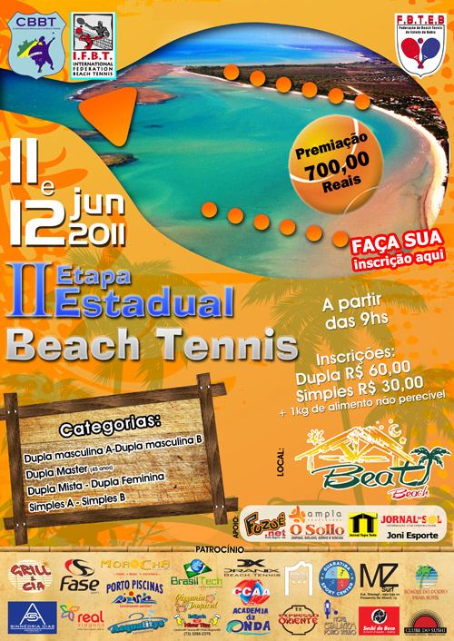Cartaz Beat Beach - Av. Beira Mar, 5585 - Praia de Taperapuã, Do dia 11 ao dia 12/6/2011