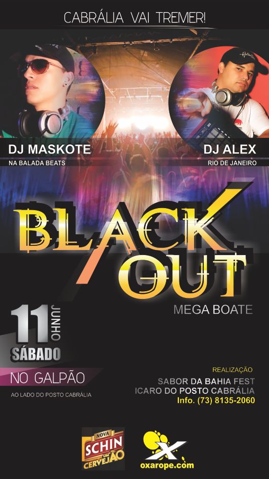 Cartaz Gapão (ao lado do Posto Cabrália), Sábado 11 de Junho de 2011