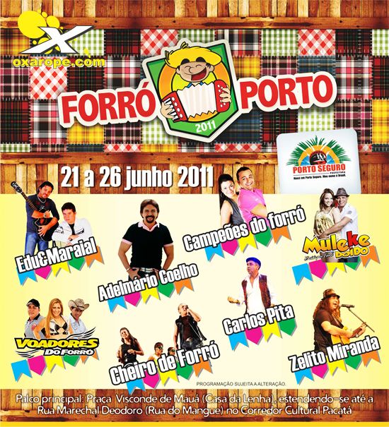 Cartaz Corredor Cultural Pacatá - Rua do Mangue, Do dia 21 ao dia 26/6/2011