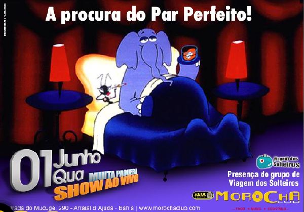 Cartaz Morocha Club - Estrada do Mucugê, 290, Quarta-feira 1 de Junho de 2011