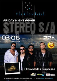 Cartaz The White Beach - Av. Beira Mar Km. 75 - Praia do Mut, Sexta-feira 3 de Junho de 2011
