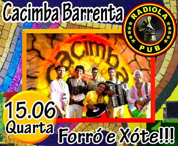 Cartaz Radiola Pub, Quarta-feira 15 de Junho de 2011