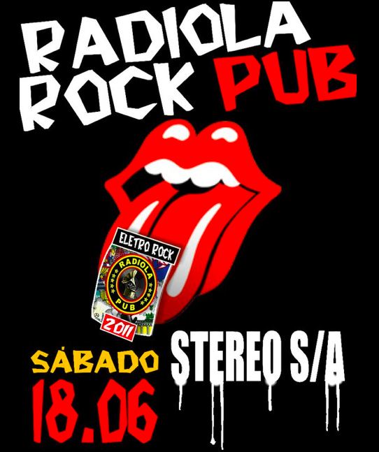 Cartaz Radiola Pub, Sábado 18 de Junho de 2011