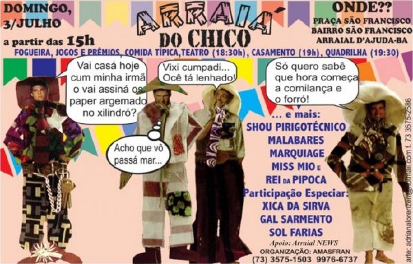 Cartaz Praça do São Francisco, Domingo 3 de Julho de 2011