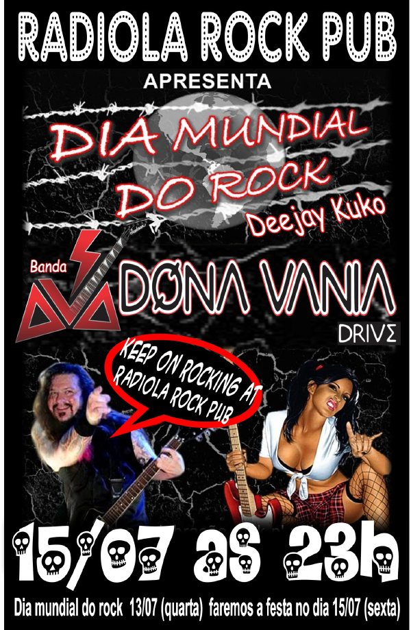 Cartaz Radiola Rock Pub - Rua Assis Chateaubriand 67, praça da Bandeira, Sexta-feira 15 de Julho de 2011