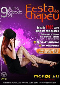Cartaz Morocha Club - Estrada do Mucugê, 290, Sábado 9 de Julho de 2011