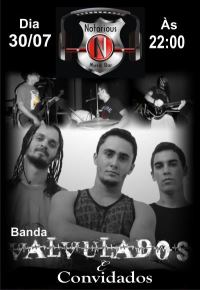 Cartaz Notorious Music Bar - Rua do Descobrimento, 500, Sábado 30 de Julho de 2011