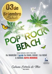 panfleto Pop Rock Beach