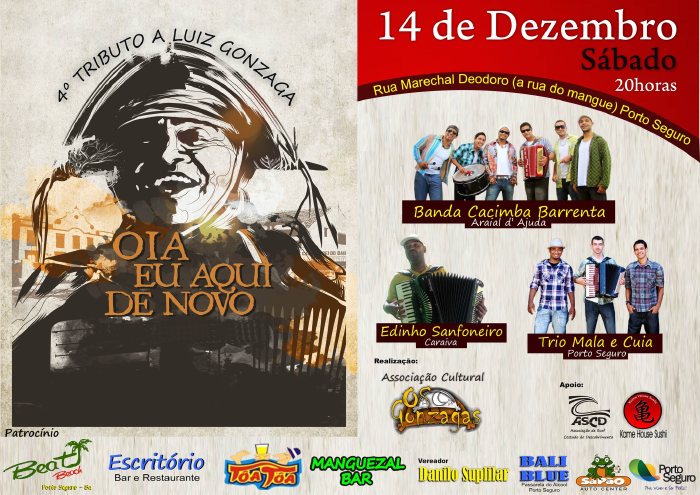 Cartaz   Rua do Mangue, Sábado 14 de Dezembro de 2013