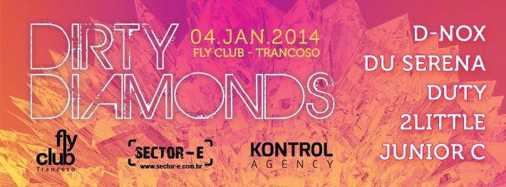 Cartaz   Fly Club - Praia dos Nativos, Sábado 4 de Janeiro de 2014