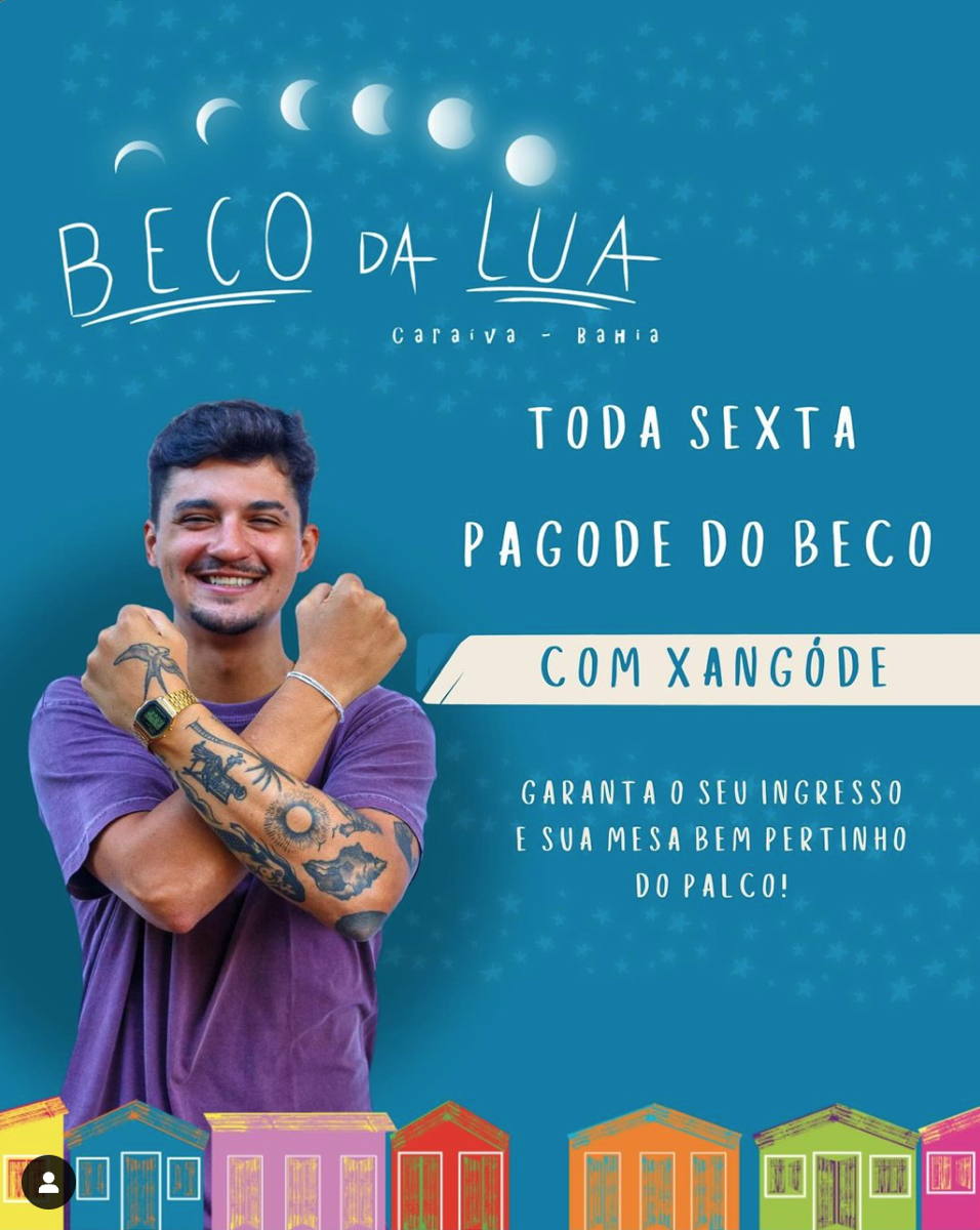 Cartaz  - Beco da Lua, Sexta-feira 2 de Agosto de 2024