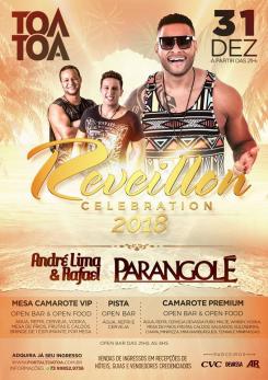 panfleto Reveillon Ta-Ta - PARANGOL + Andr Lima & Rafael