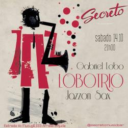 panfleto Gabriel Lobo Trio & Jazzon Sax