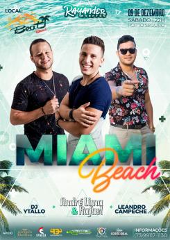 panfleto Miami Beach - Andr Lima & Rafael