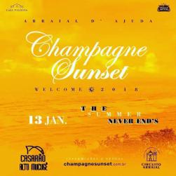 panfleto Champagne Sunset