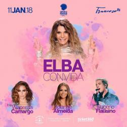 panfleto ELBA convida Wanessa Camargo, Solange Almeida e Rogrio Flausino
