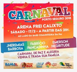 panfleto Carnaval do Frei Calixto