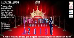 panfleto Concurso Miss & Mister Porto Seguro 2019