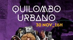 panfleto Quilombo Urbano - Show de encerramento do Abayomi Festival